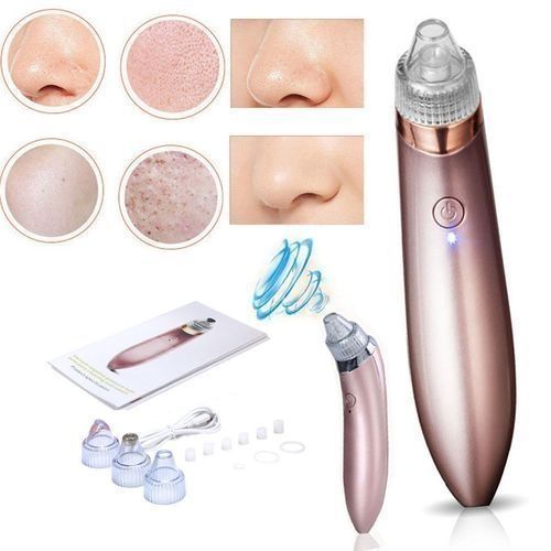 Blackhead Remover Face Acne Black Dot Pimple Electric Black Head Vacuum Cleaner Pore Skin Care Tools Machine 4 Replacement Head