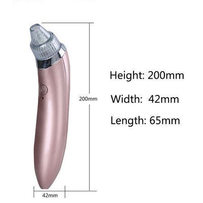 Blackhead Remover Face Acne Black Dot Pimple Electric Black Head Vacuum Cleaner Pore Skin Care Tools Machine 4 Replacement Head