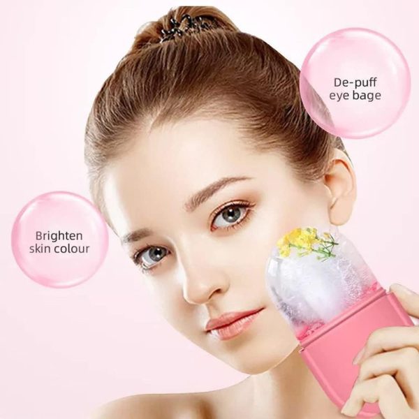 Face Ice Roller To Enhance Skin Glow Shrink &tighten Pores Reusable Facial Ice Roller Face Ice Treatment (random Color)(with Box )