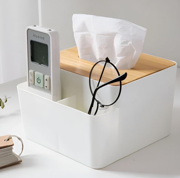 Tissue Holder With Storage | Rectangle Tissue Box ID 1892918