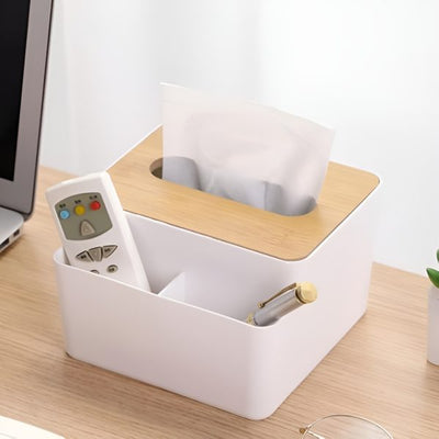 Tissue Holder With Storage | Rectangle Tissue Box ID 1892918