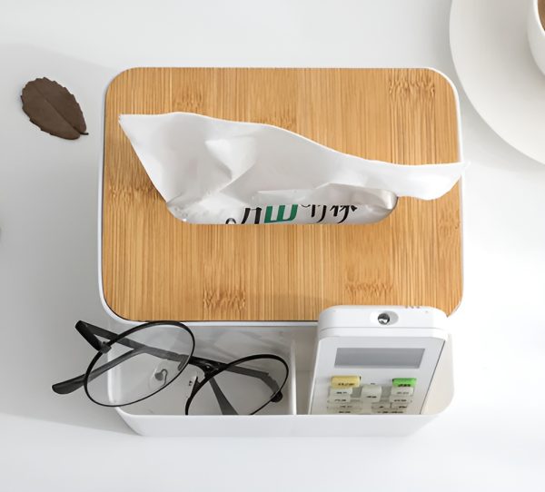 Tissue Holder With Storage | Rectangle Tissue Box ID 1892918